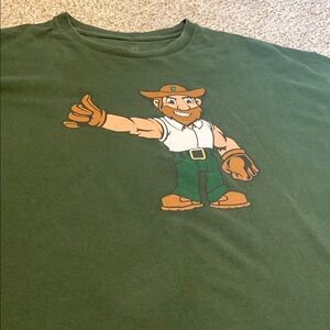 Top of the World UNC Charlotte Norm the Niner Green Graphic XXL Short Sleeve Tee